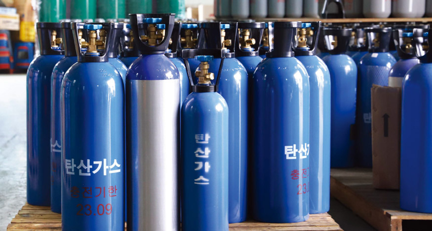 국고압 탄산용기 전문회사 지티코리아를 만나다 이미지